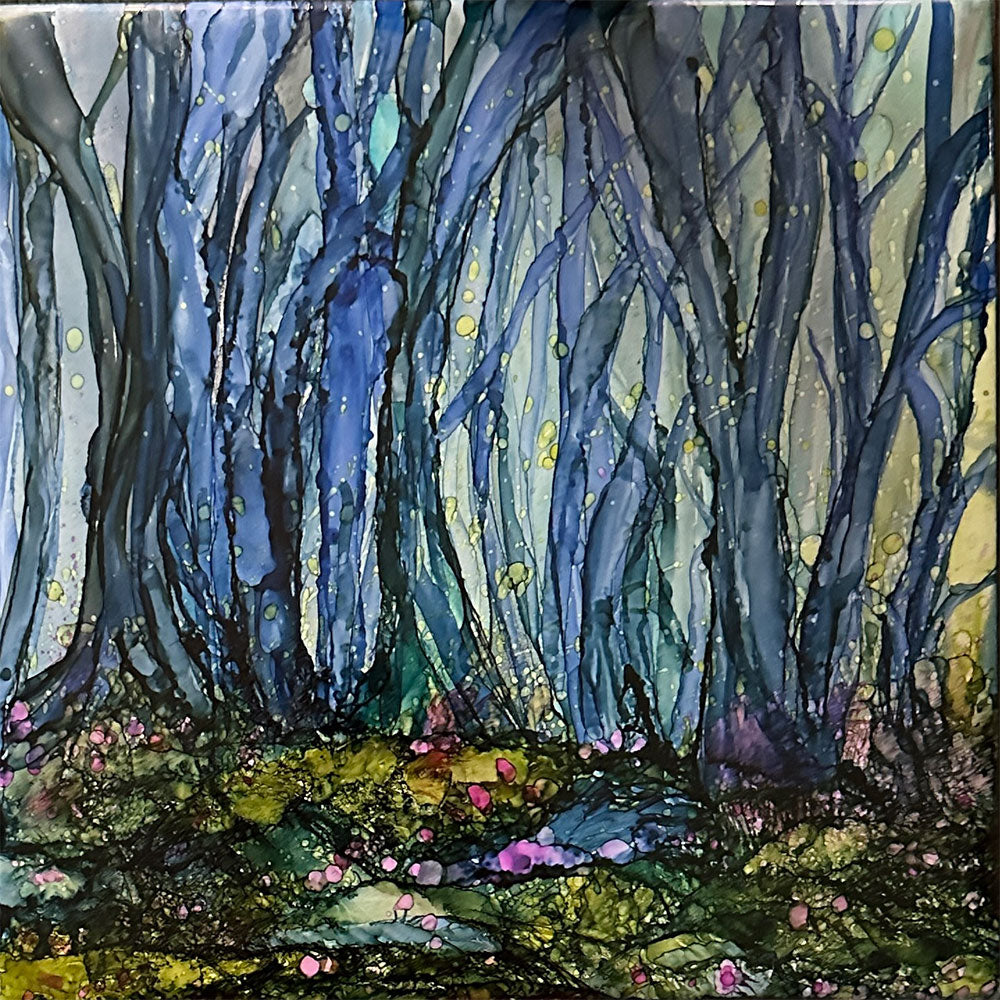 The Beauty of Trees #42 Alcohol Ink Painting