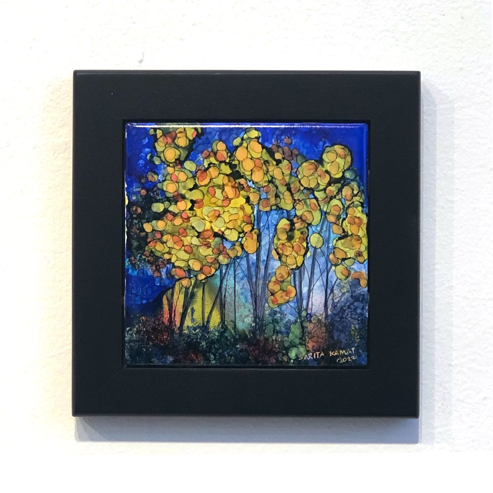 The Beauty of Trees # 11 Alcohol Ink Painting PRINT