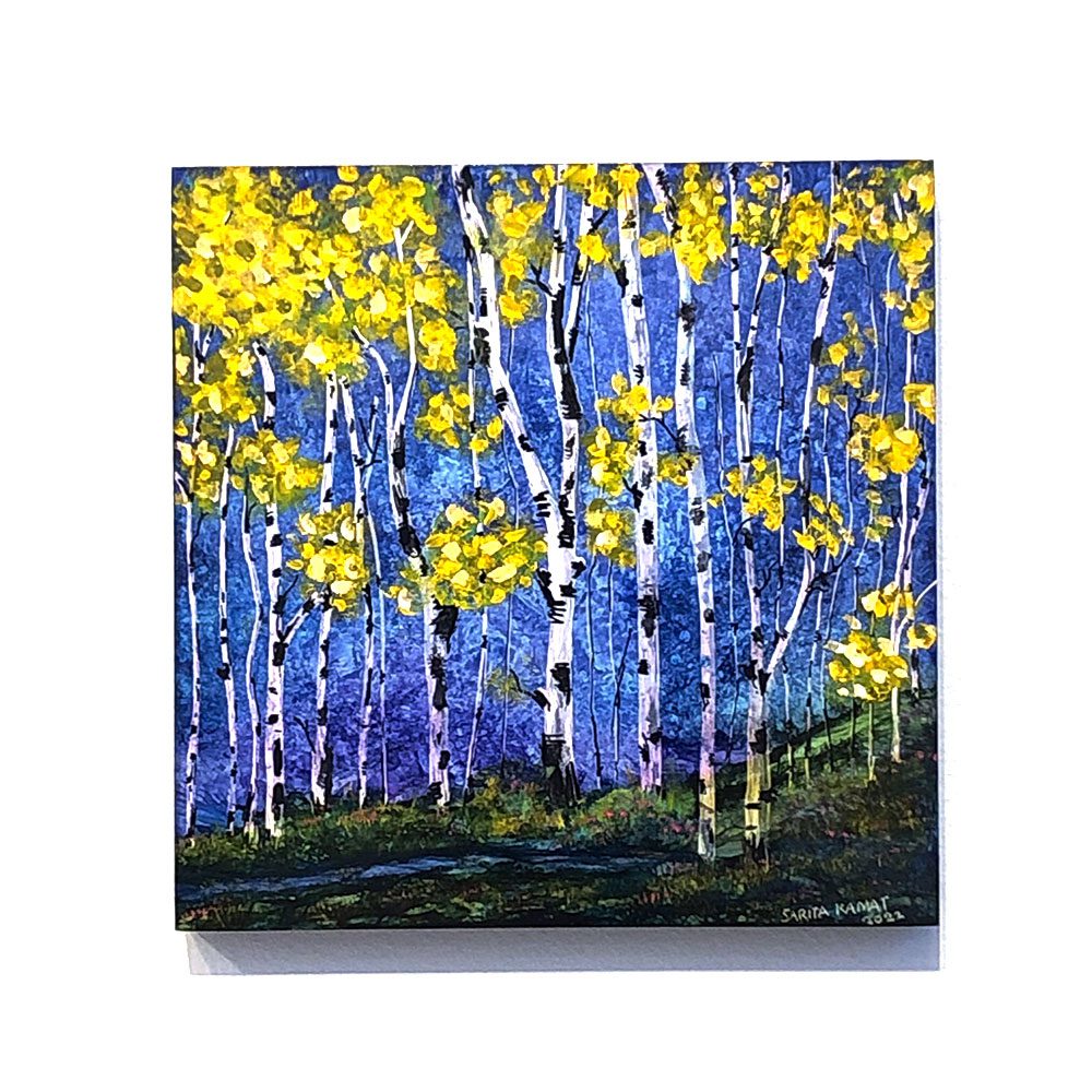 The Beauty of Trees # 13 Alcohol Ink Painting - PRINT