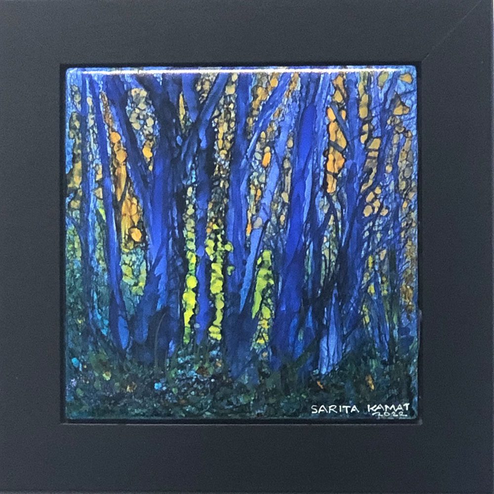 The Beauty of Trees # 8 Alcohol Ink Painting