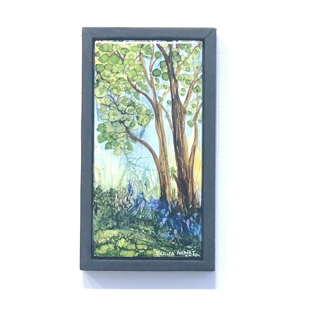 The Beauty of Trees # 9 Alcohol Ink Painting