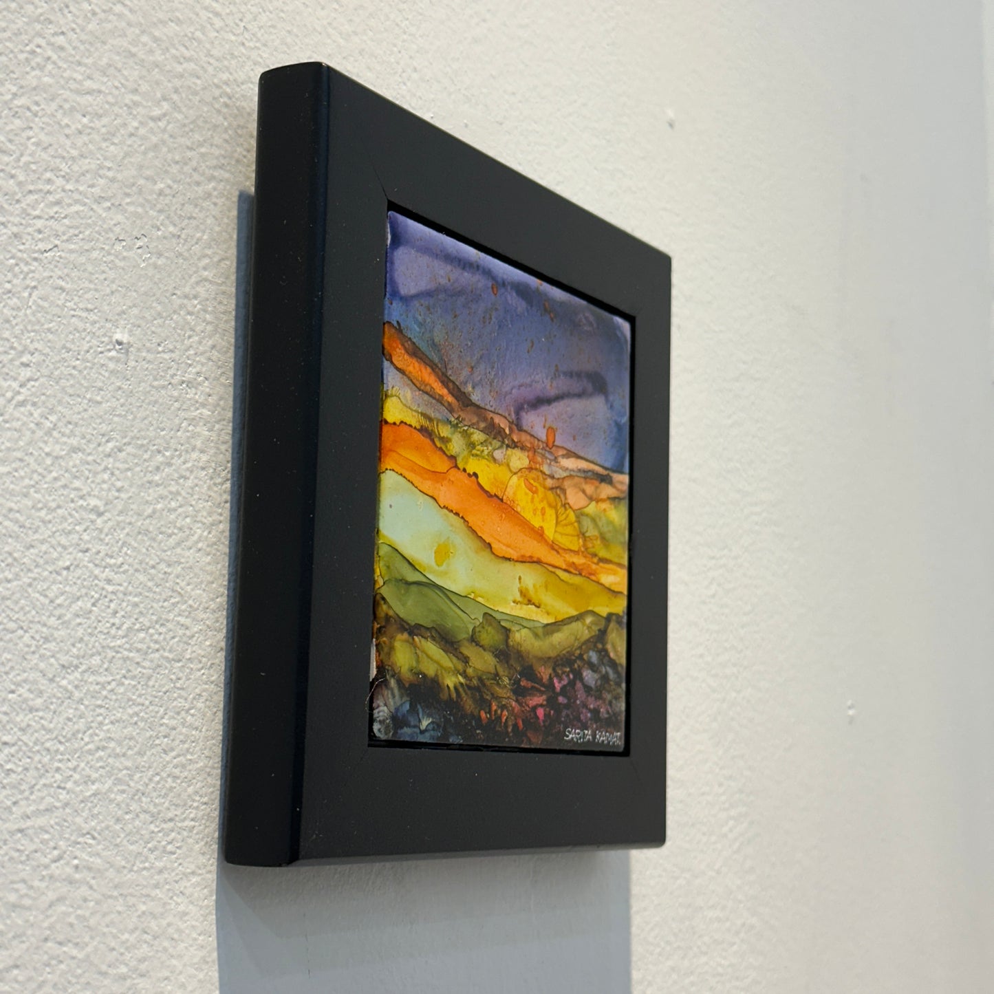 Beyond the Horizon - Alcohol Ink Painting