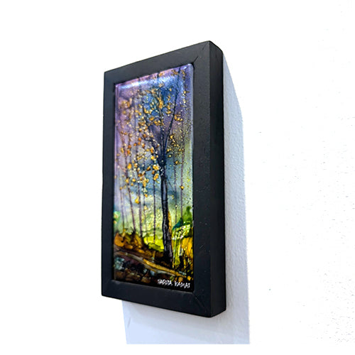 Twilight Whispers - Alcohol Ink Painting