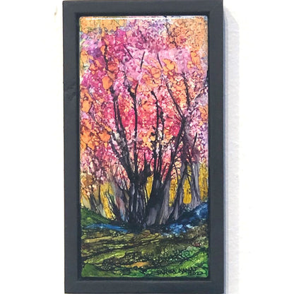 The Beauty of Trees # 12 Alcohol Ink Painting