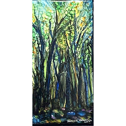 The Beauty of Trees # 15 Alcohol Ink Painting