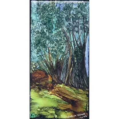 The Beauty of Trees # 16 Alcohol Ink Painting