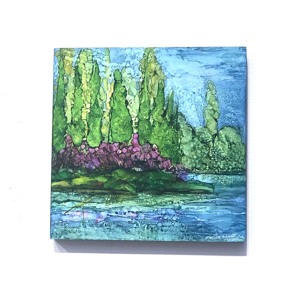 The Beauty of Trees # 19 Alcohol Ink Painting