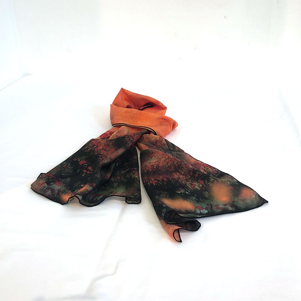 Poppy Field 3 - Silk Scarf